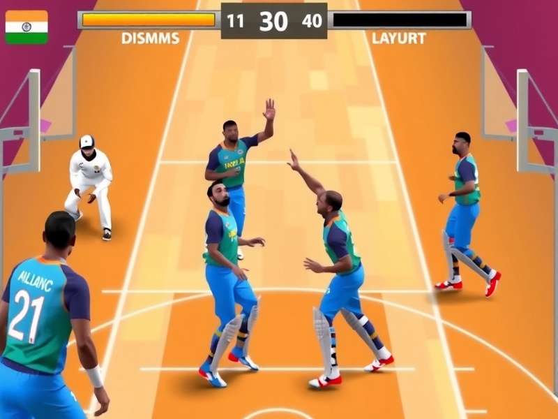 Indian players celebrating in Dribble Maverick